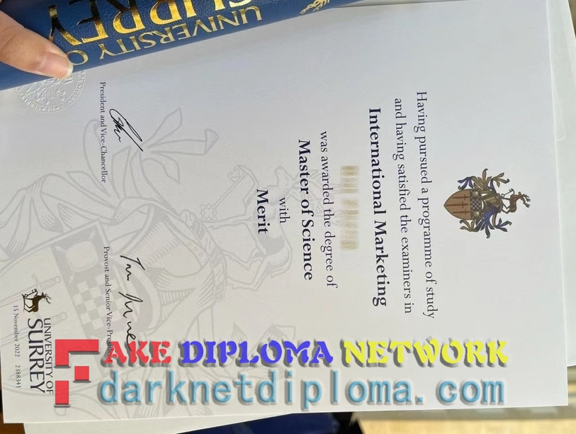 The Steps to Buy a Fake University of Surrey Degree