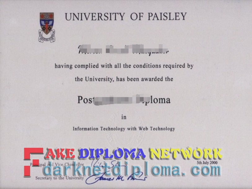 Where to Purchase Fake University of Paisley Diploma: Your Guide