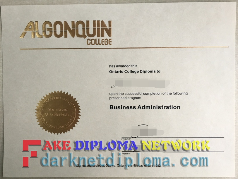 Best Fake Algonquin College Diploma: How to Get Authentic Copies in 2024