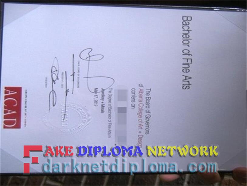 How Fast Can You Get a Fake Alberta College of Art and Design Diploma?