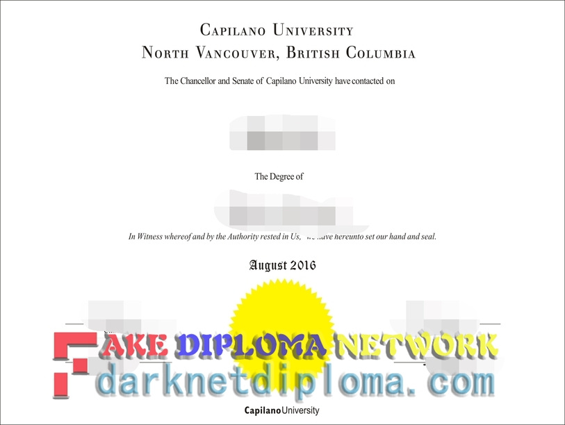 Is It Possible to Buy a Fake Capilano University Diploma?
