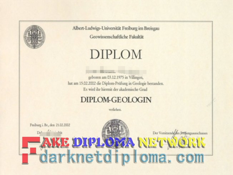 Best Fake Albert Ludwig's University of Freiburg Diploma: How to Spot the Gold Standard
