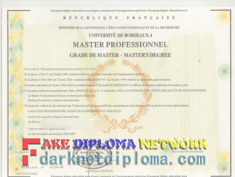 Best Fake Bordeaux IV Diploma: Your Shortcut to Wine Expertise