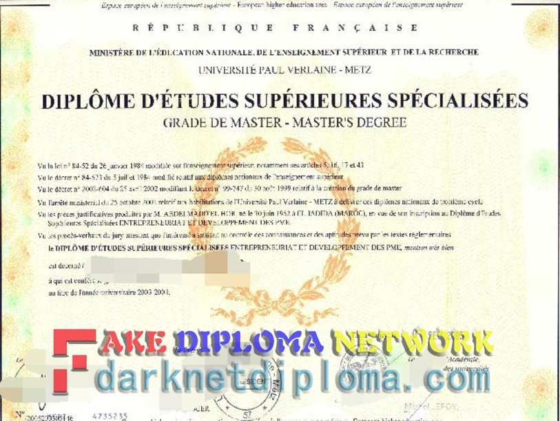 Best Fake University: Get Your Paul Verlaine Metz Degree Online