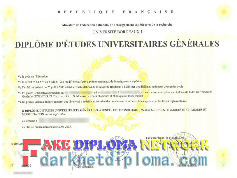 Buy Fake University of Bordeaux Diploma: Is It Worth the Investment?