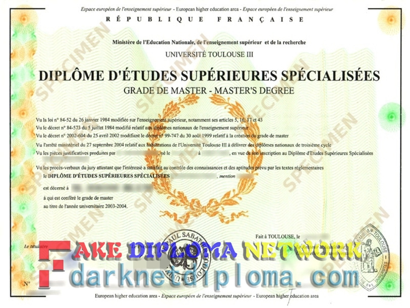 How to Copy a Fake Université Toulouse 3 Degree: A Step-by-Step Guide