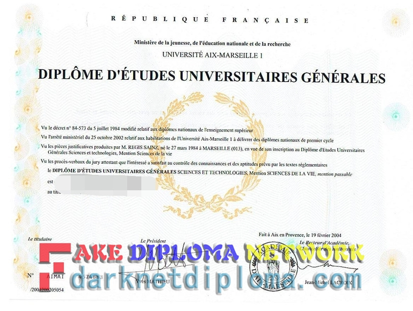 How to Copy a Fake Université de Provence Diploma: A Step-by-Step Guide