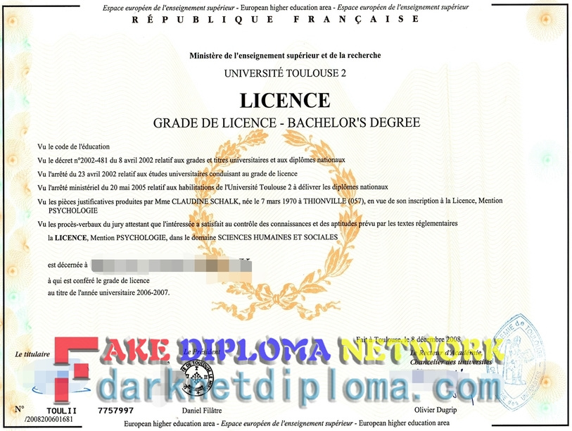 Unveiling the Truth: Is Your Fake Université Toulouse 2 Diploma Legitimate?