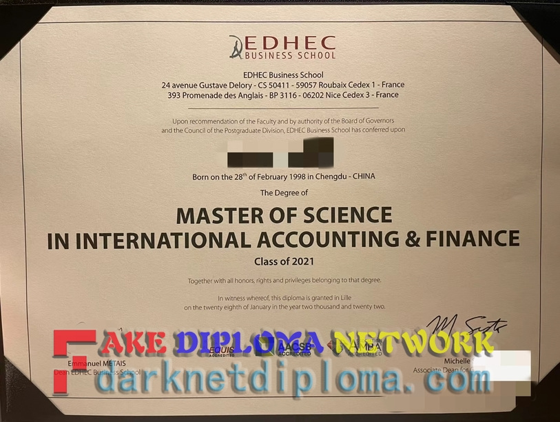 How to Create a Fake EDHEC Business School Diploma: Step-by-Step Guide
