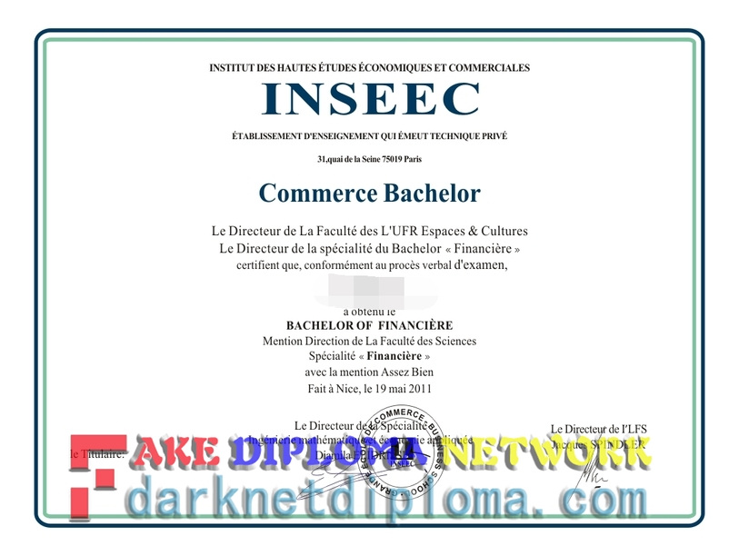 How to Create a Fake INSEEC School of Business and Economics Diploma