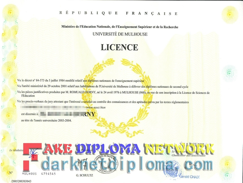 How to Create a Fake Université de Mulhouse Diploma: Step-by-Step Guide