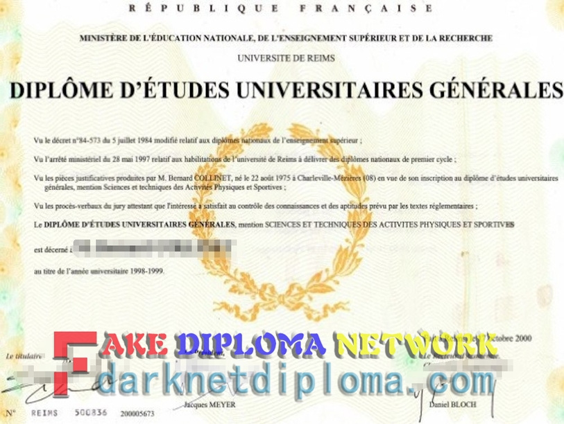 How to Create a Fake Université de Reims Degree: Step-by-Step Guide