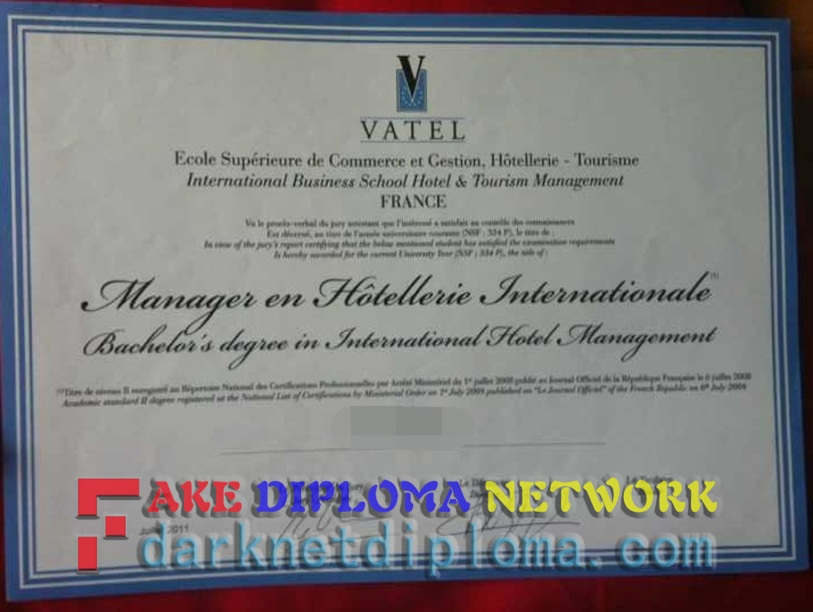 How to Order a Fake VATEL Diploma: A Step-by-Step Guide
