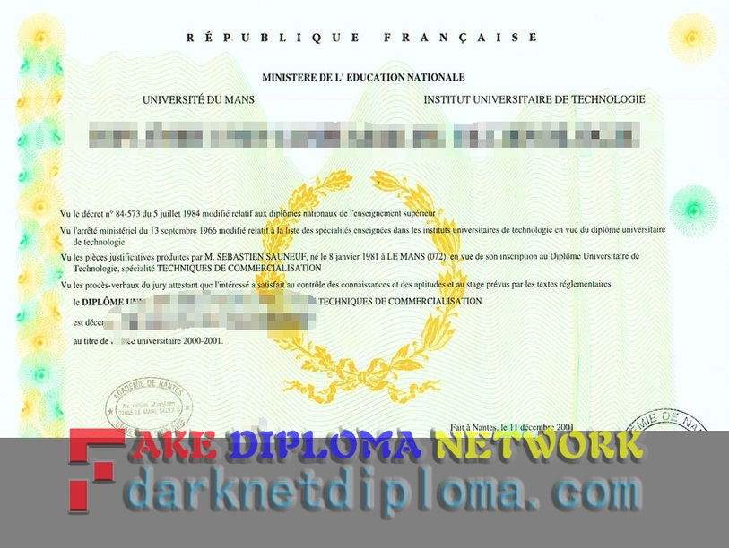How to Order a Fake L'Université du Maine Diploma: Step-by-Step Guide