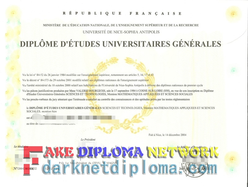 How to Purchase a Fake Université Nice Sophia Antipolis Diploma: A Step-by-Step Guide