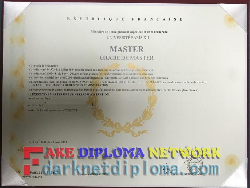 Is It Possible to Buy a Fake Paris 12 Val De Marne University Diploma?