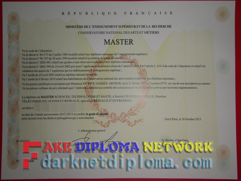 How to Make a Fake Diplôme du Conservatoire National des Arts et Métiers: A Step-by-Step Guide