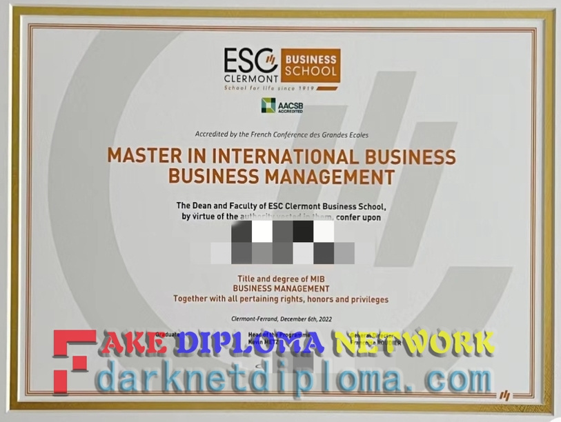 How to Make a Fake ESC Clermont Diploma: A Step-by-Step Guide