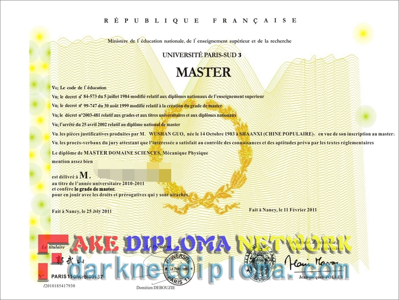 The Best Website to Buy a Fake Université Paris III Degree