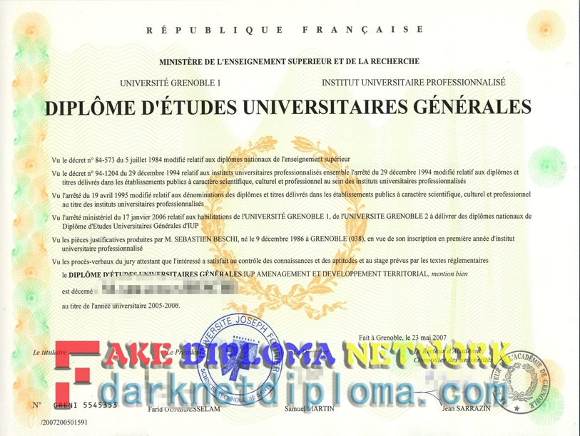 Where to Purchase a Fake Université Joseph Fourier Degree: A Comprehensive Guide
