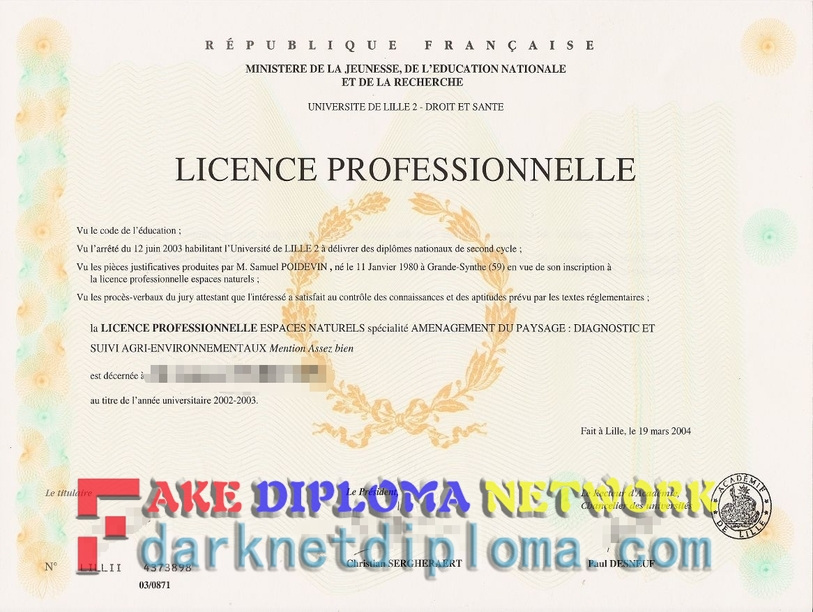 Where to Purchase a Fake Université Lille 2 Droit et Santé Diploma: A Comprehensive Guide