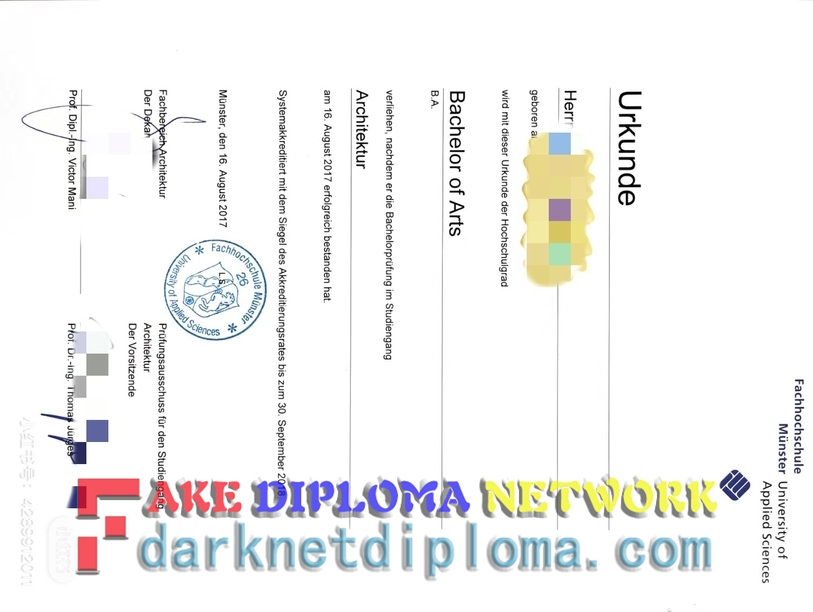 Buy Fake FH Münster Diploma: A Comprehensive Guide