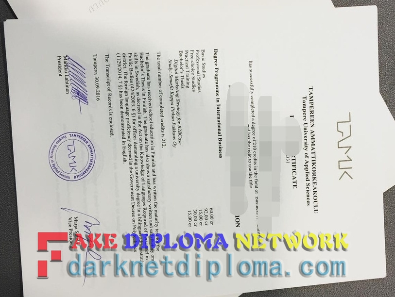 How to Buy a Degree from TAMK University: A Step-by-Step Guide
