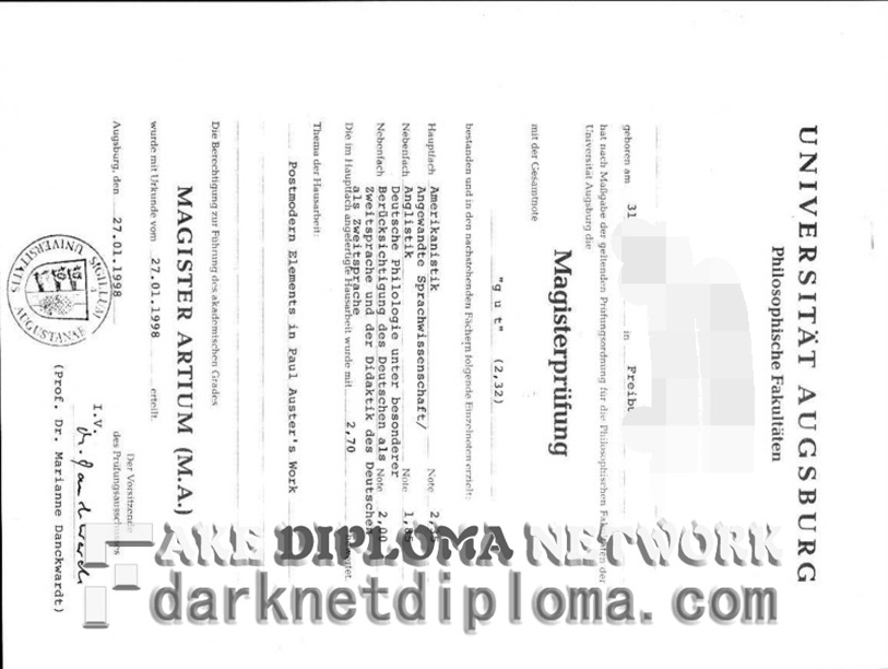 How to Create a Fake University of Augsburg Degree: A Step-by-Step Guide