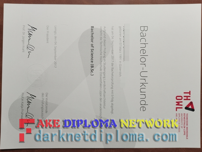 Is It Possible to Buy a Fake OstWestfalen Lippe H Hochschule OstWestfalen Lippe Diploma?