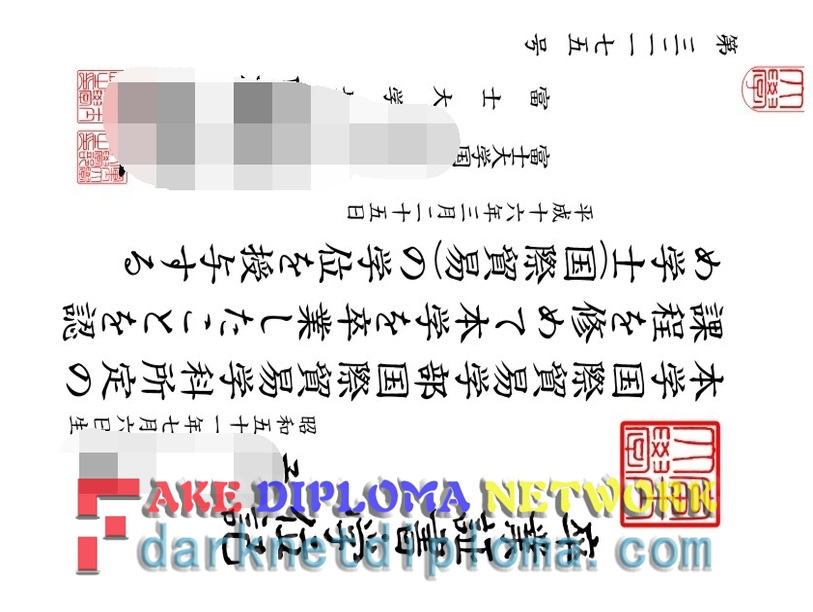 Fake Tokyo Fuji University Diploma: Everything You Need to Know