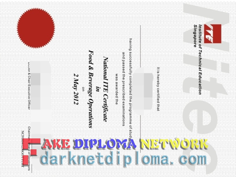 How to Make a Fake Institute of Technical Education (ITE) Diploma in 2023